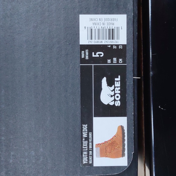 BRAND NEW SOREL YOUTH LEXIE WEDGE - Picture 16 of 16